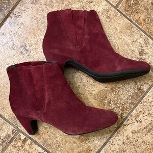 LOFT Myra Suede Ankle Booties